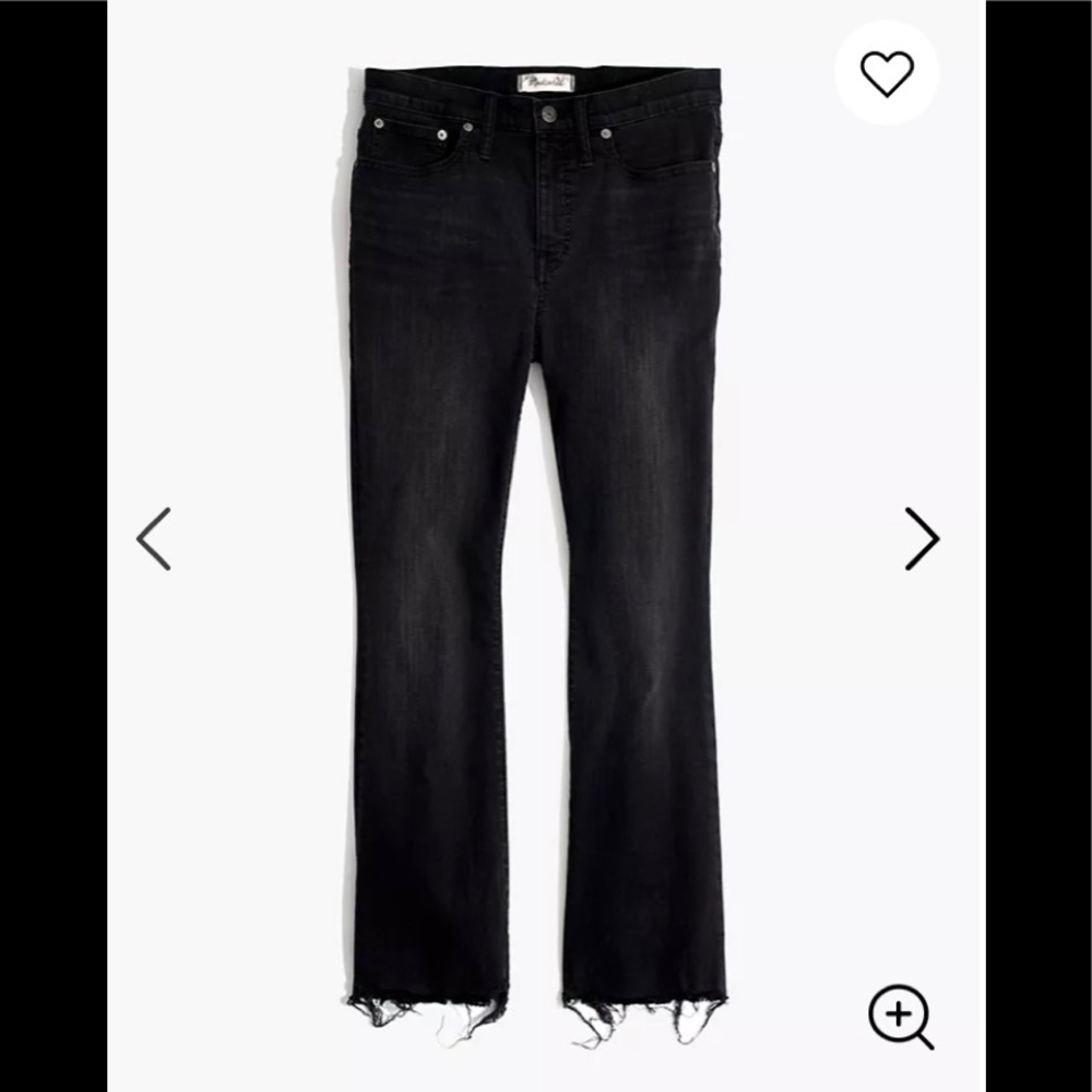 Madewell Cali Demi-Boot Jeans in Berkeley Black